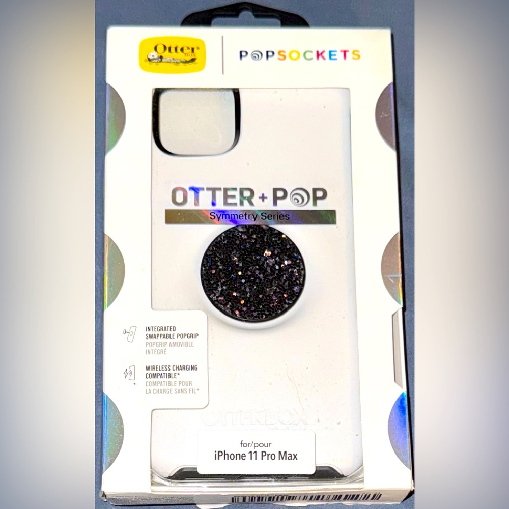OtterBox Symmetry Series Case-Apple iPhone11 ProMax-Swappable Sparkle Poptop-New